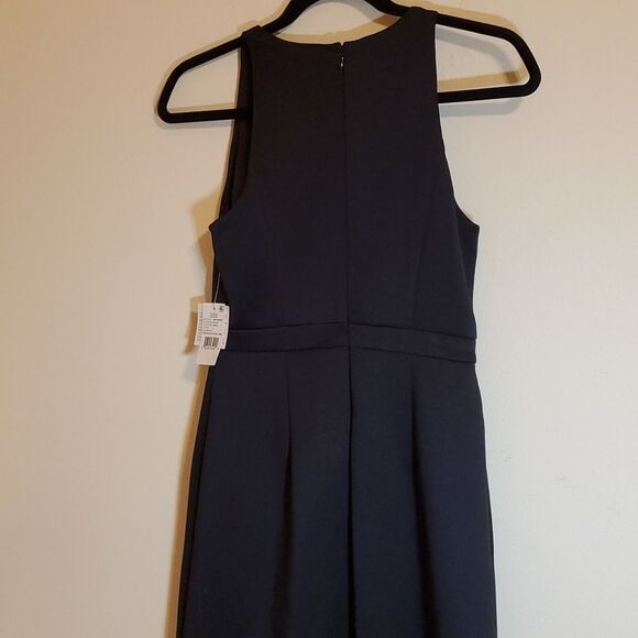 NWT Aidan Mattox Black Scuba and Lace Cocktail Dress size 0 - Picture 9 of 16